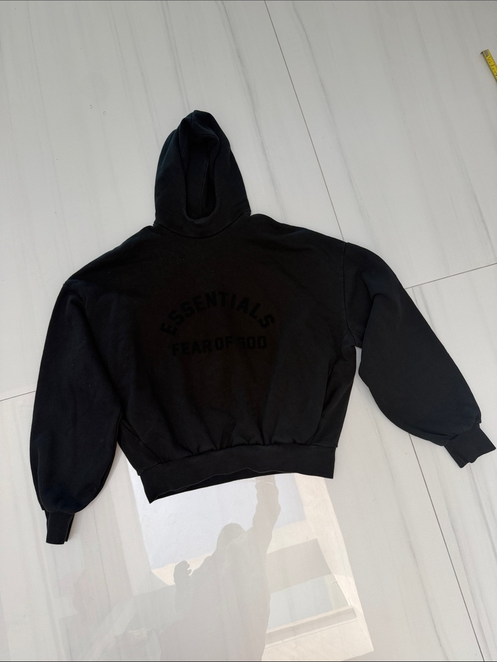 Fear of God Essentials Black Pullover Hoodie